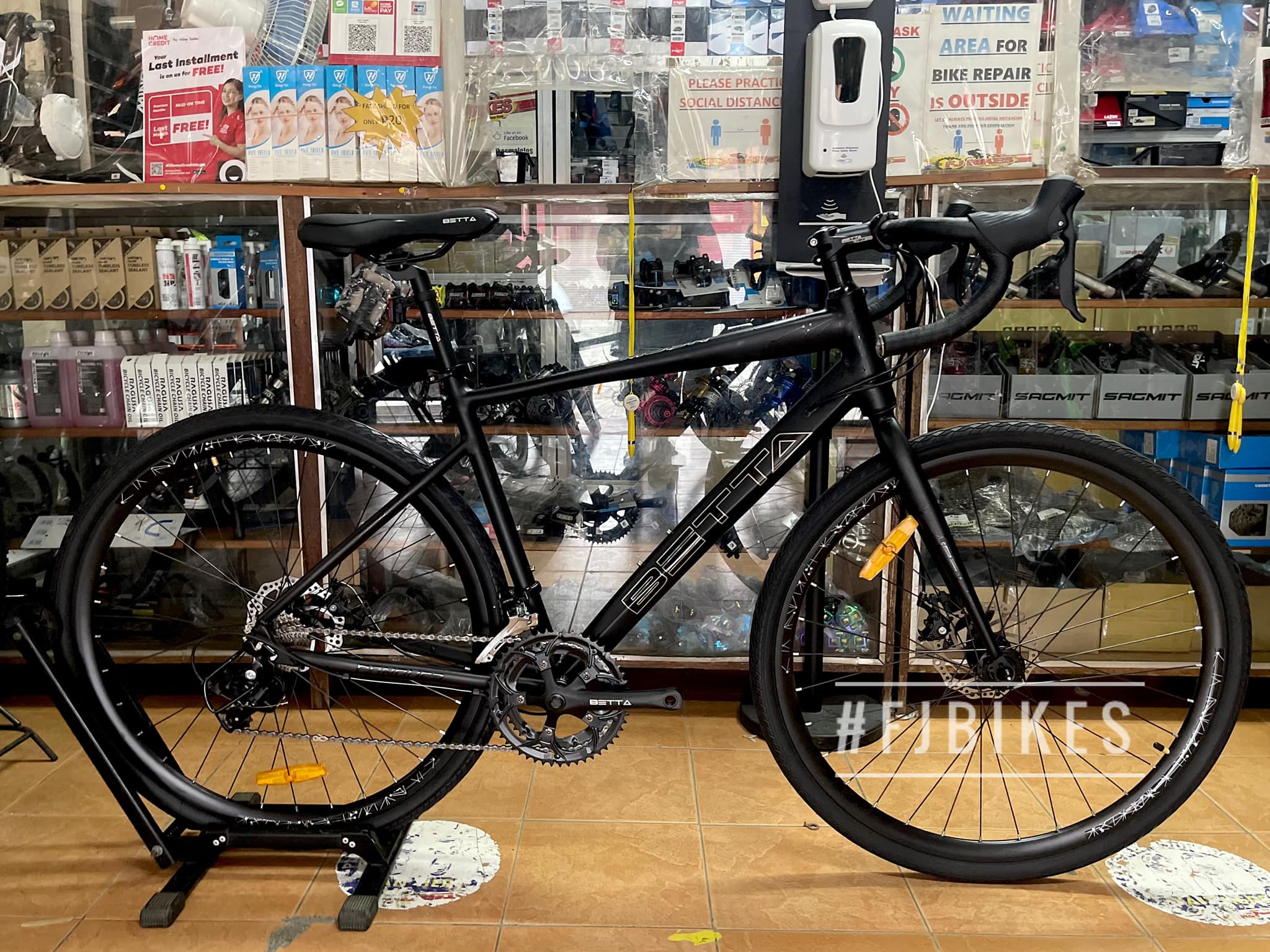 FJ Bikes - BETTA HALFMOON 🌜 GRAVEL BIKE 35c Alloy Frame Internal ...