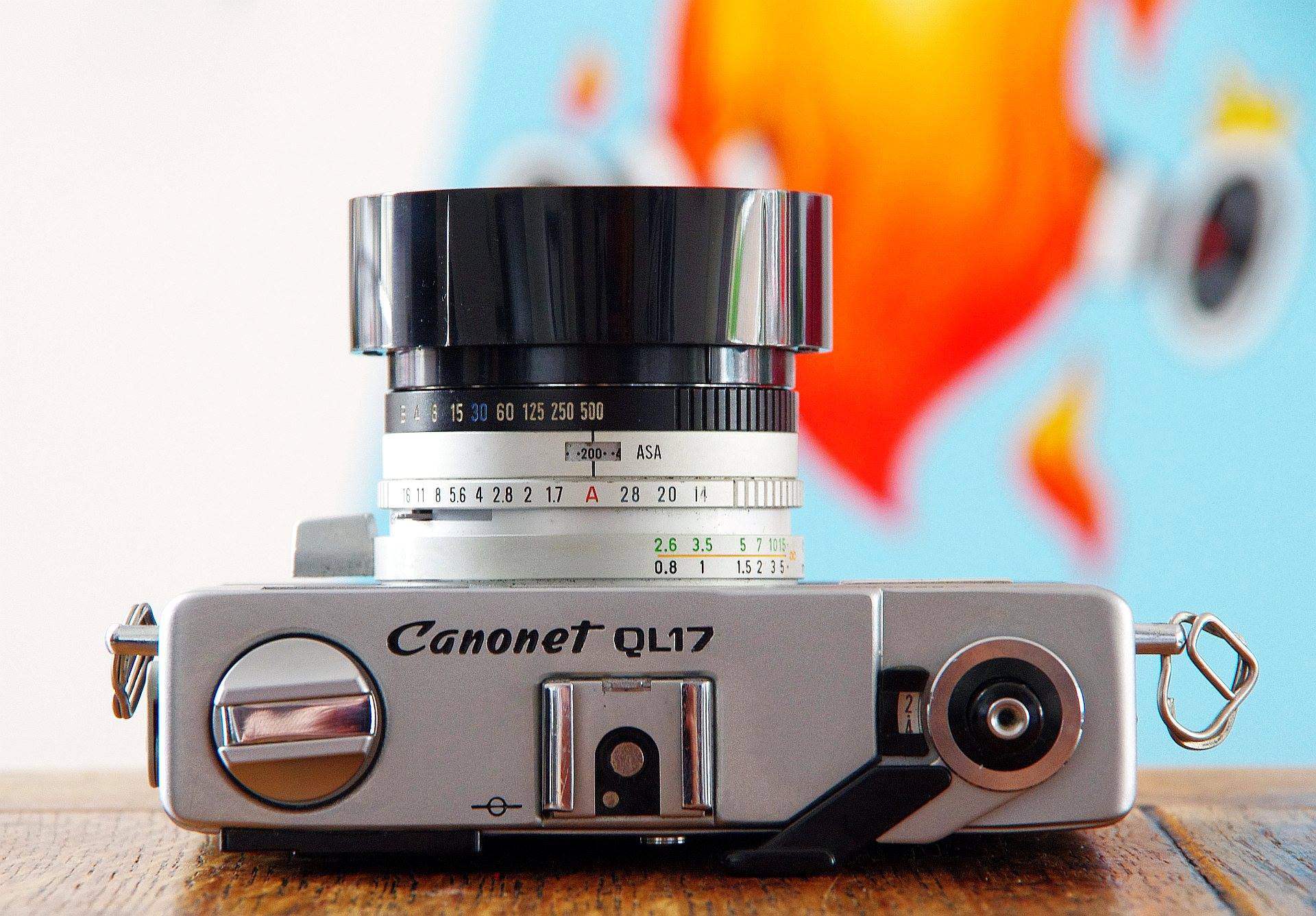 What is the production number of the Canonet 's' before the 17 QL?