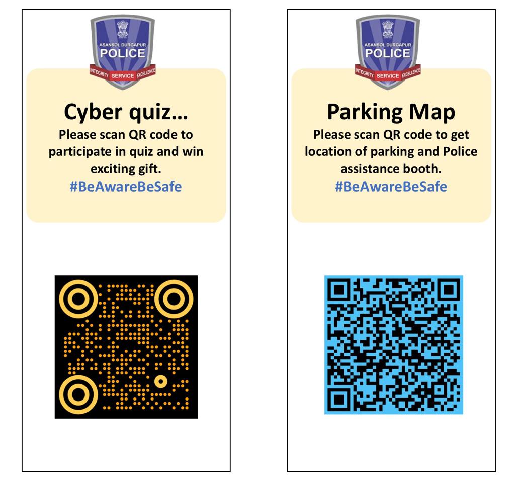 1. Scan QR code for Cyber quiz... - Asansol Durgapur Police
