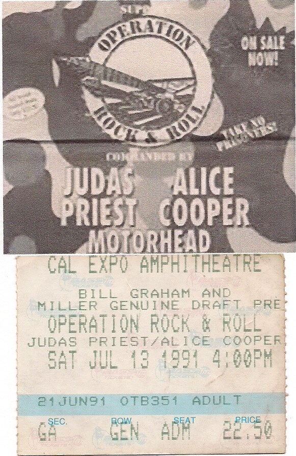 On April 10, 1979, Judas Priest played Sacramento's Memorial