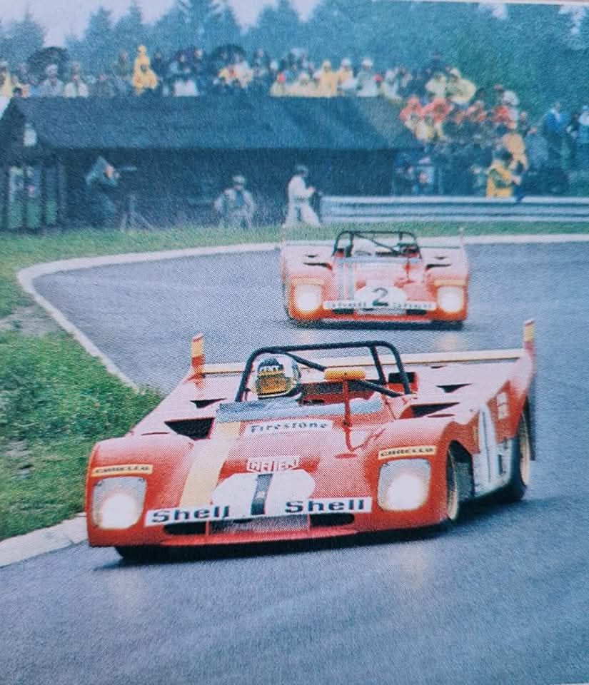 Ferrari 312B2 Jacky Ickx drove to 1972 Nurburgring GP victory