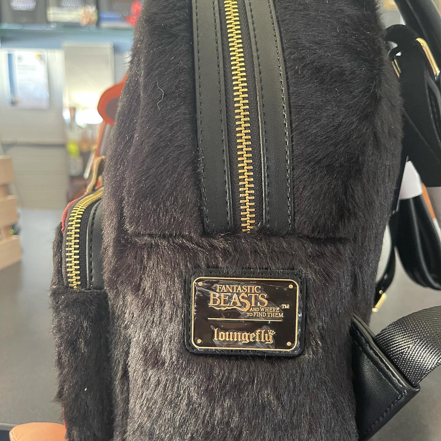 fantastic beasts mini backpack Loungefly Kowalski Bakery Show off your Harry Potter fandom with this Fantastic Beasts Niffler Plush Cosplay Mini Universal Studios Loungefly Fantastic Beasts