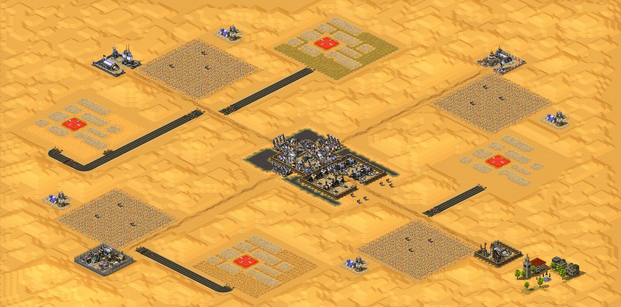 Bank - map: reidak's desert (2-4), by Tak02. YR map (yrm) https://drive ...