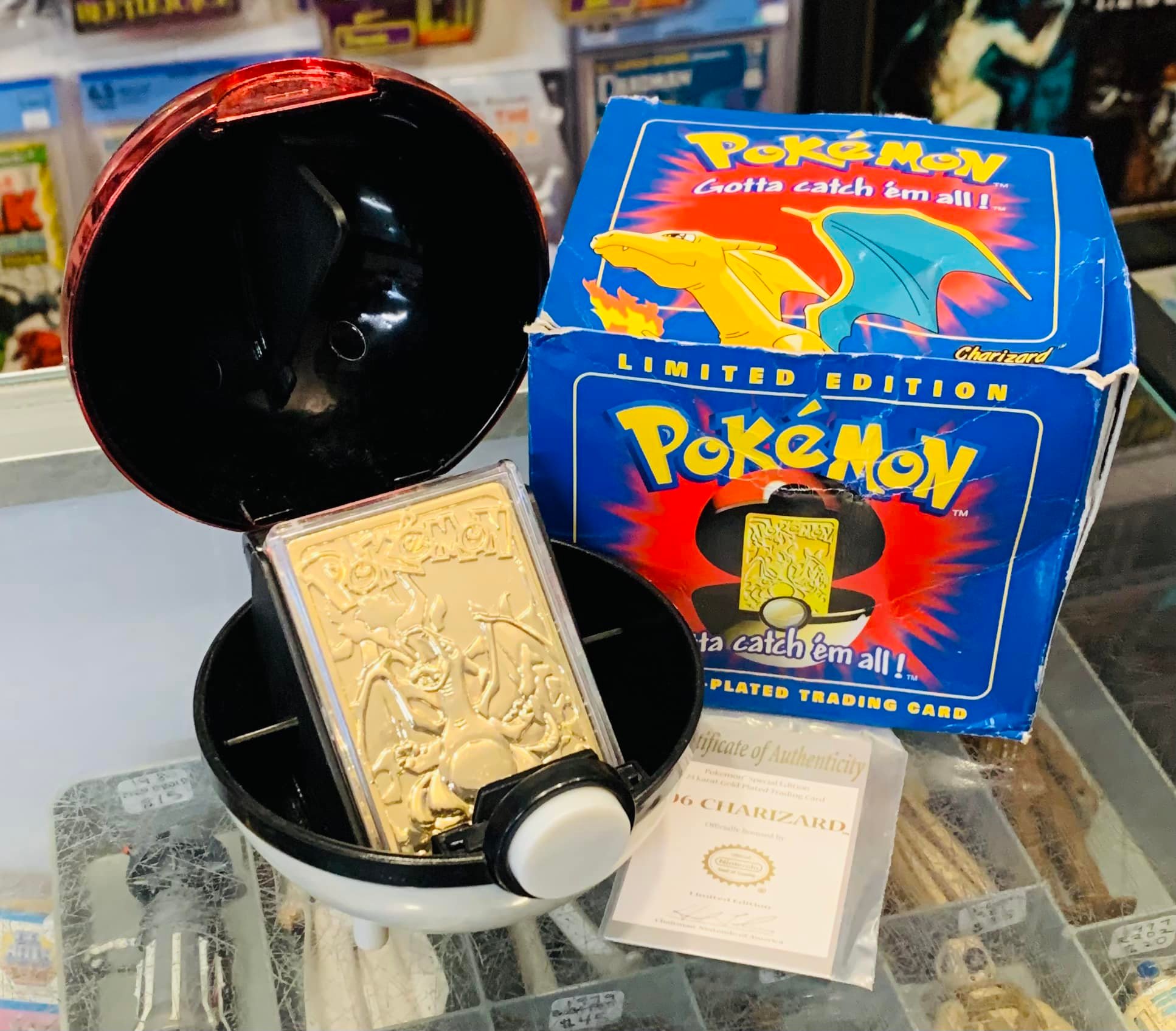 pokemon limited edition 23k gold plated trading card mewtwo I have a Mewtwo 23k