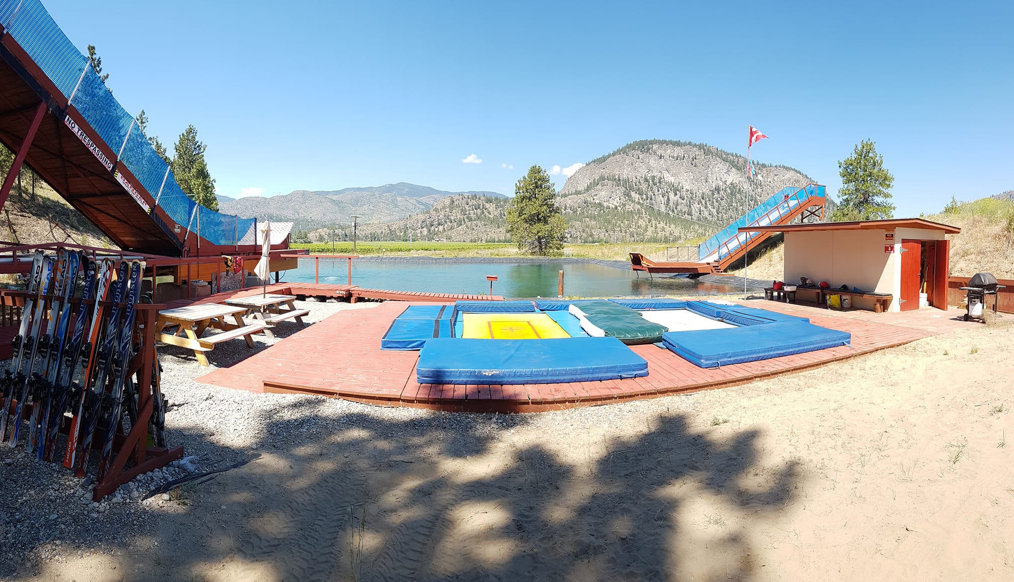 Our water ramp... - Apex Freestyle Ski & Snowboard Club