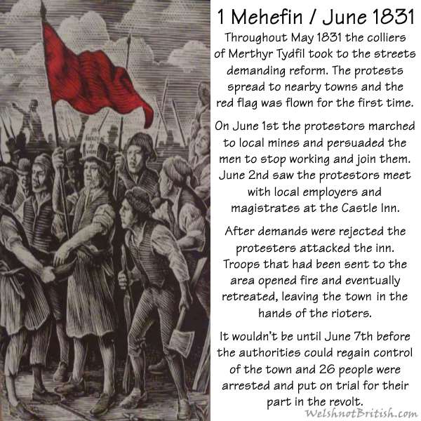 On this day in 1831 mine workers... - Welsh not British