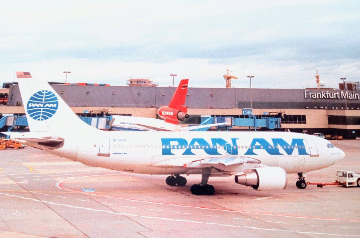 Airbus A310 used by Pan Am