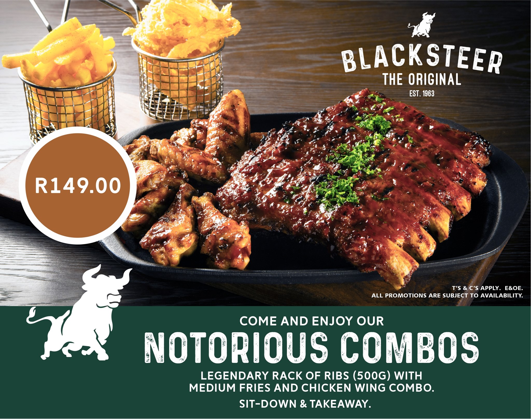 Blacksteer - Introducing our brand new combo: 500g ribs,...