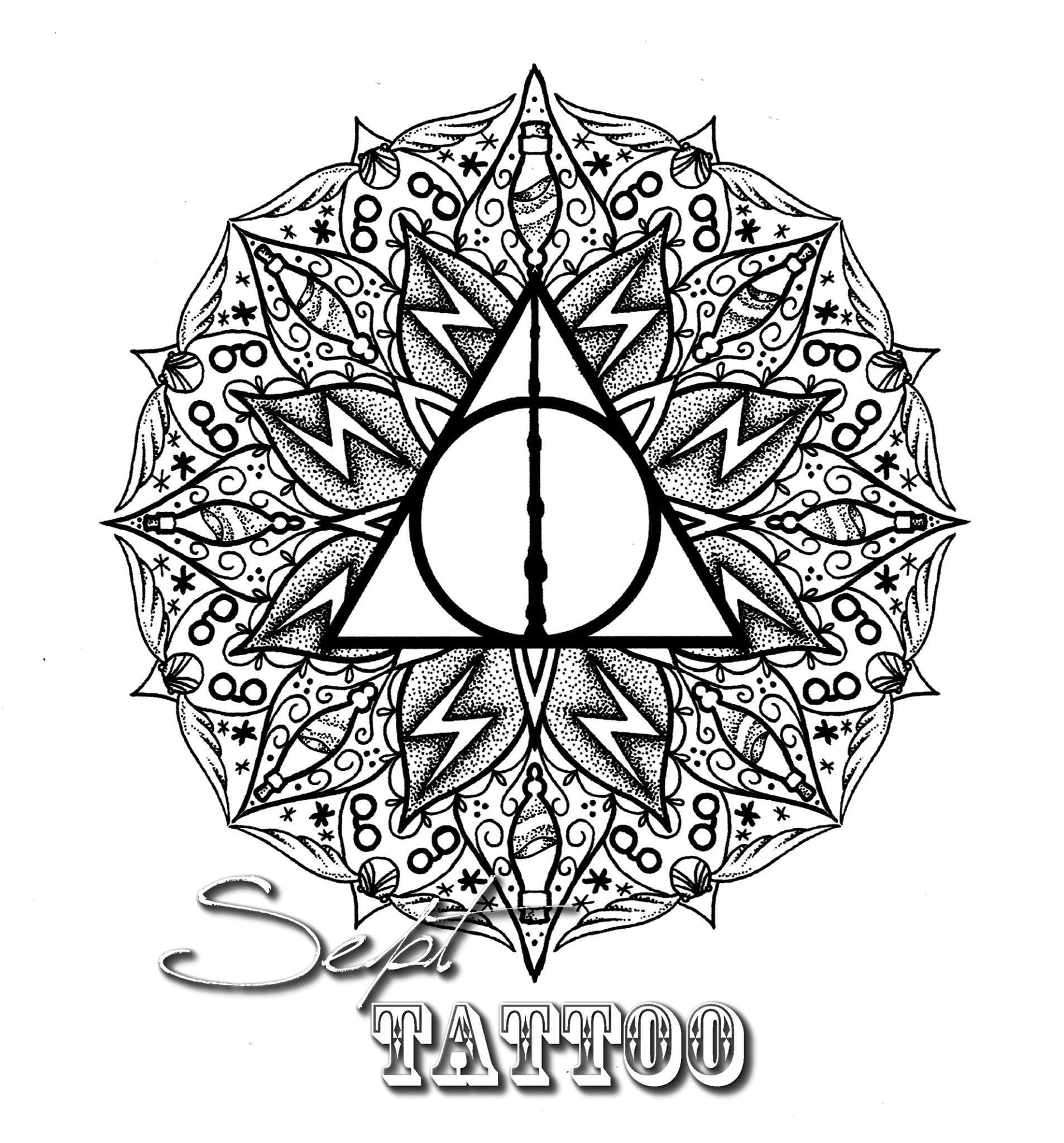 Mandala Harry Potter à Imprimer