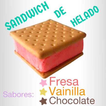 Cream Ice Cream Sandwich Grupo Alacant