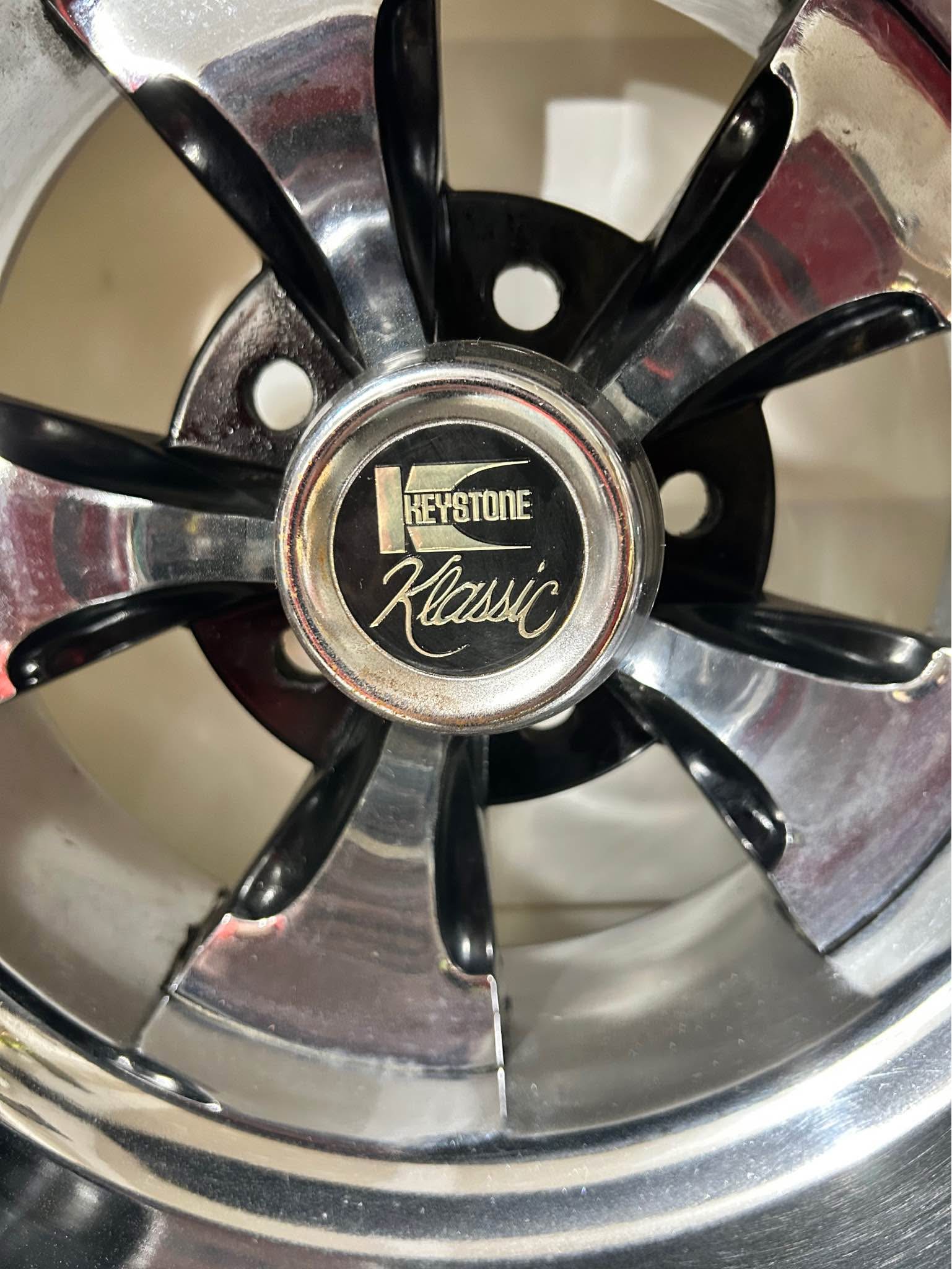 Vintage Keystone Rogue Wheel with Racing Slick - Car Wheels, Tires ...