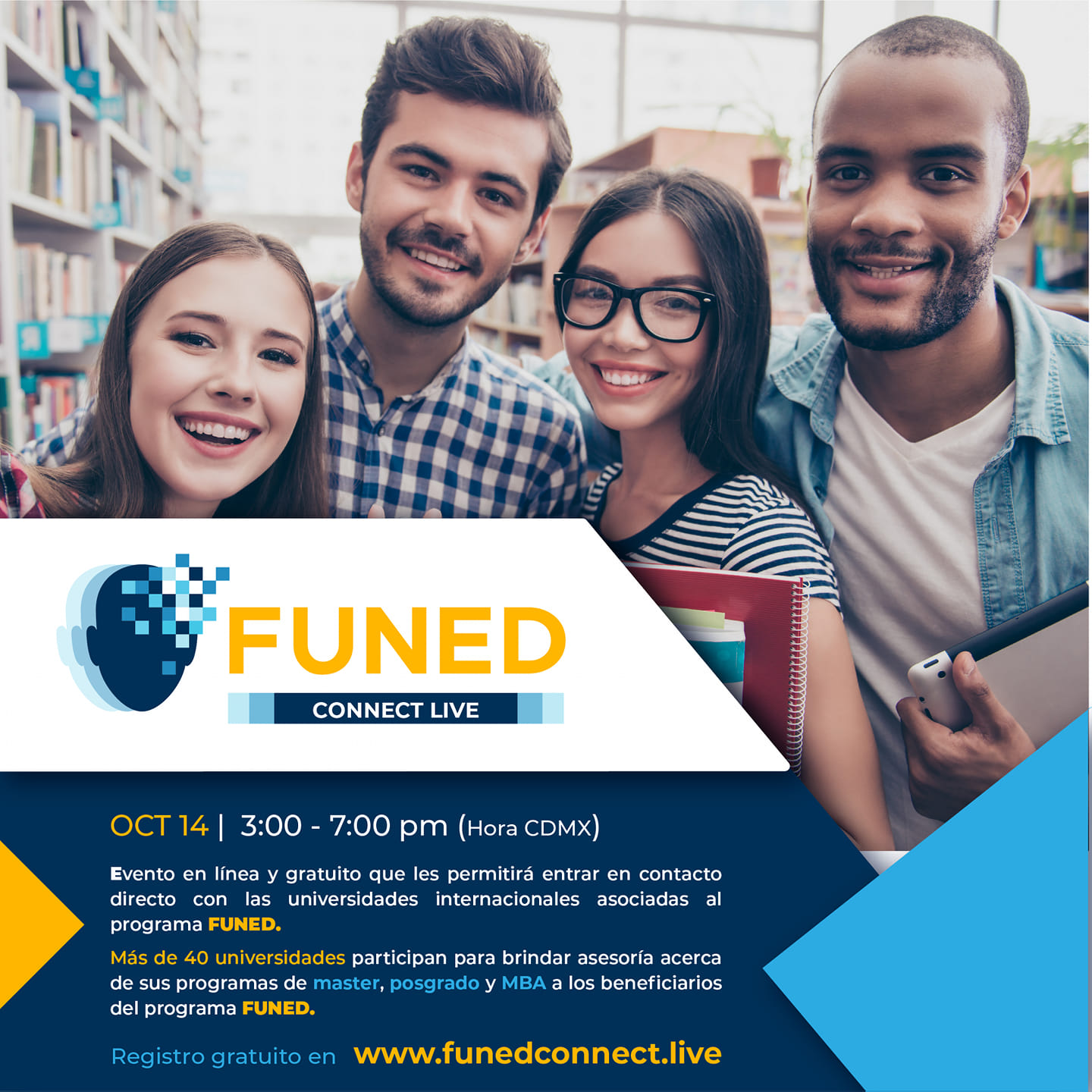 Fundación - FUNED CONNECT LIVE | Feria Educativa Online | Los invitamos ...