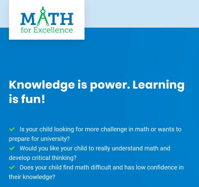 Math For Excellence