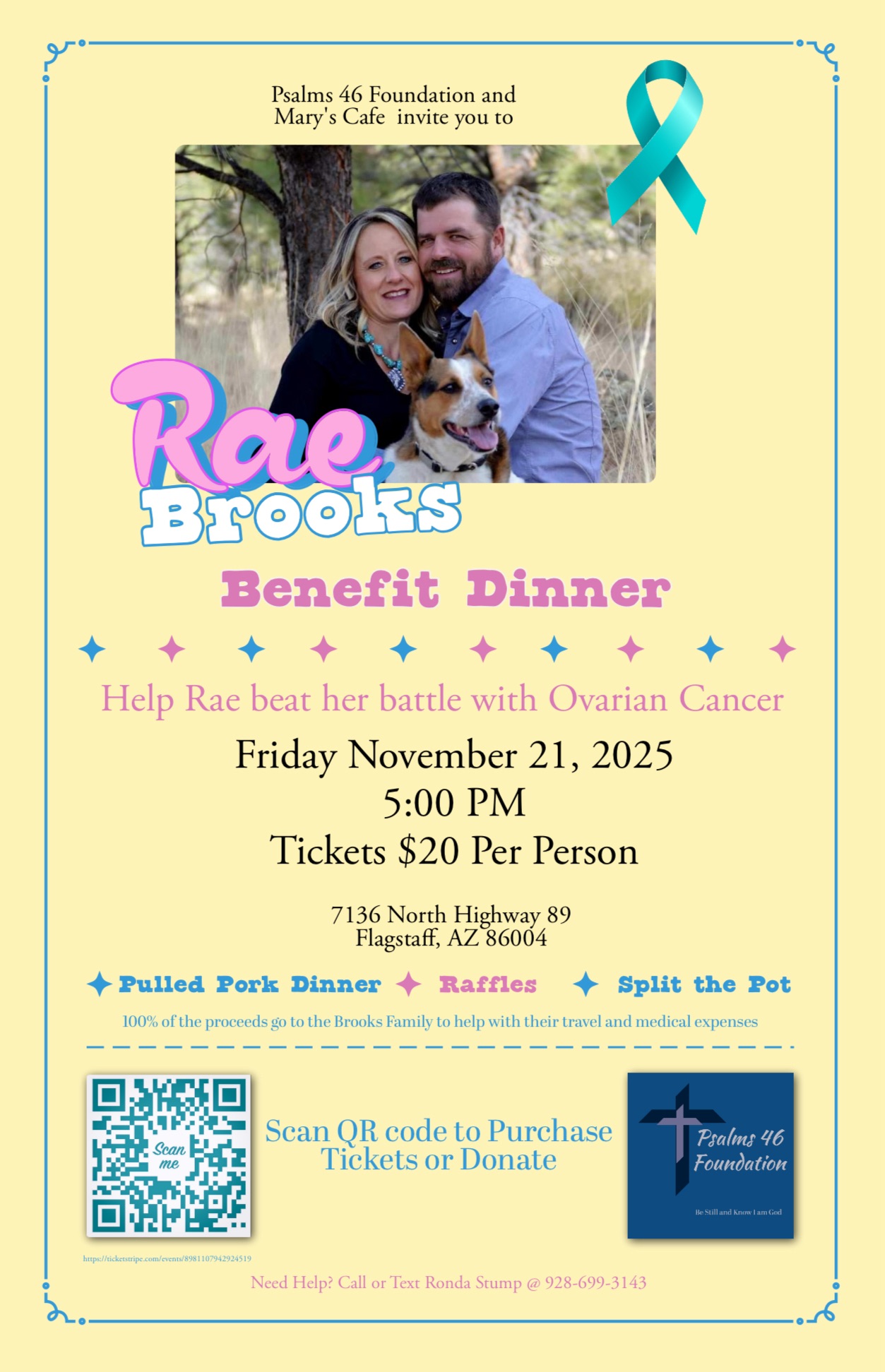 Rae Brooks Benefit Dinner