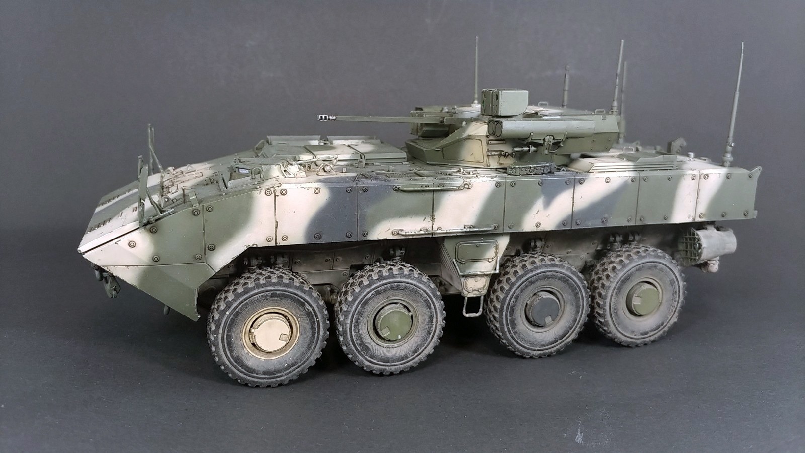 Hey! Test-build of our new BMP Bumerang kit in 1/35 scale is