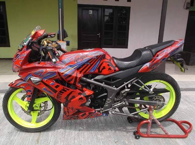 Kawasaki Ninja 150 Rr New Super Kips Stiker Motor Modifikasi