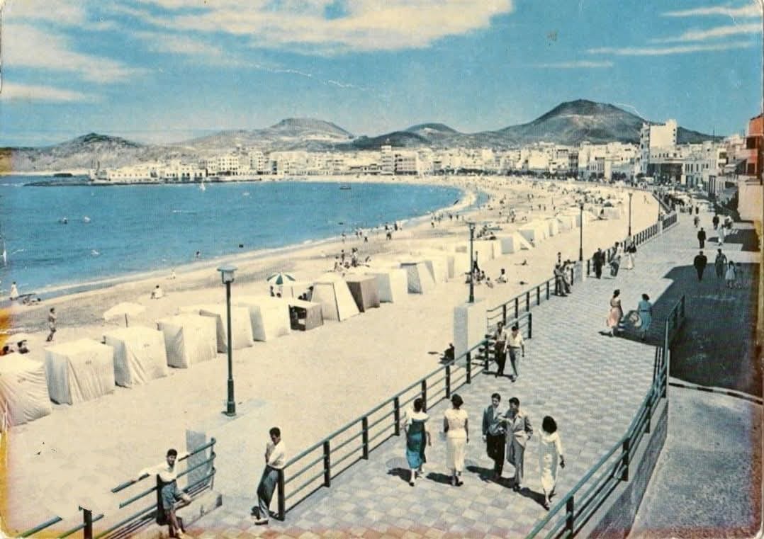 fotos-antiguas-de-gran-canaria-preciosa-imagen-de-la-playa-de-las