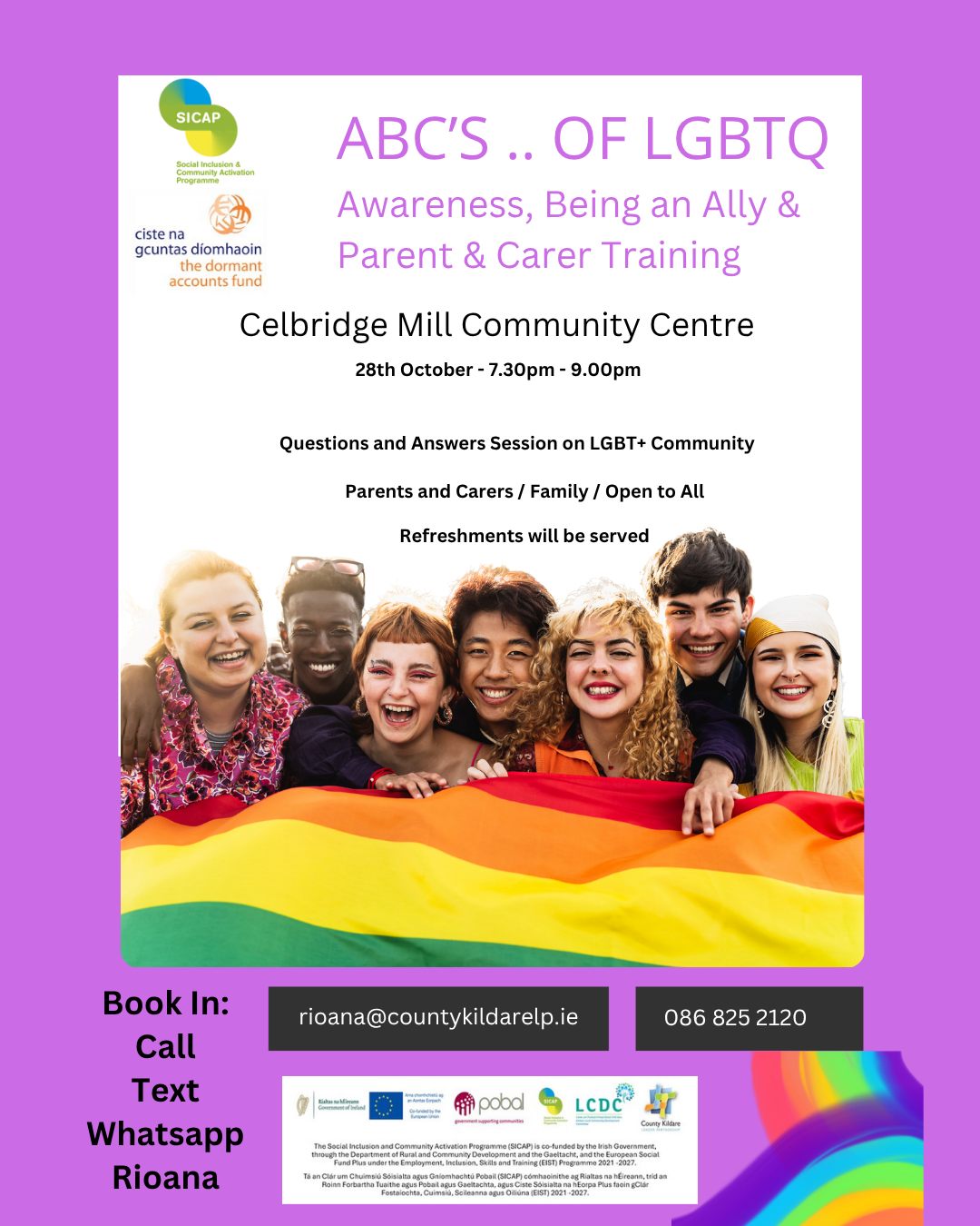 Mill Celbridge - 🌈 LGBTQI+ Awareness & Sensitivity... | Facebook