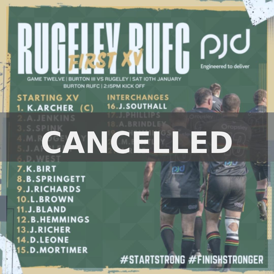 Rugeley Rugby Club added a new photo. - Rugeley Rugby Club