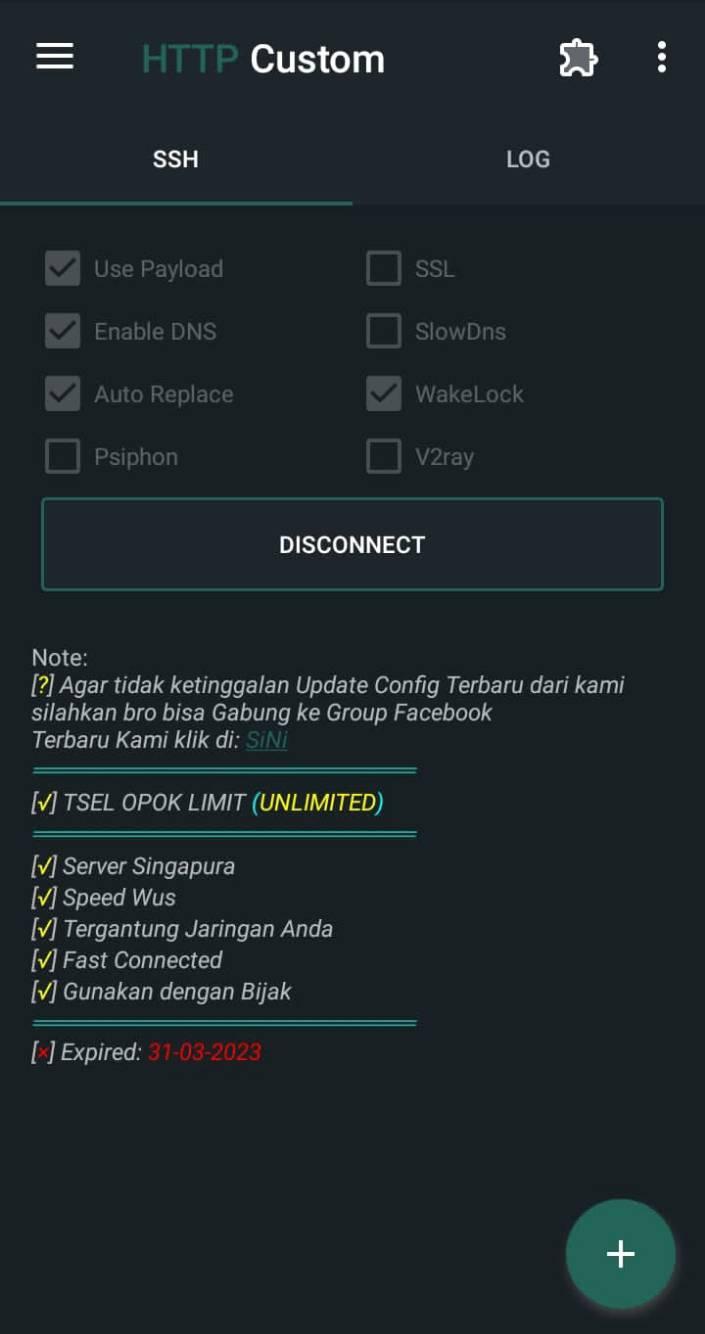 INTERNET GRATIS.Berbagi Konfik HTTP Custom | Facebook