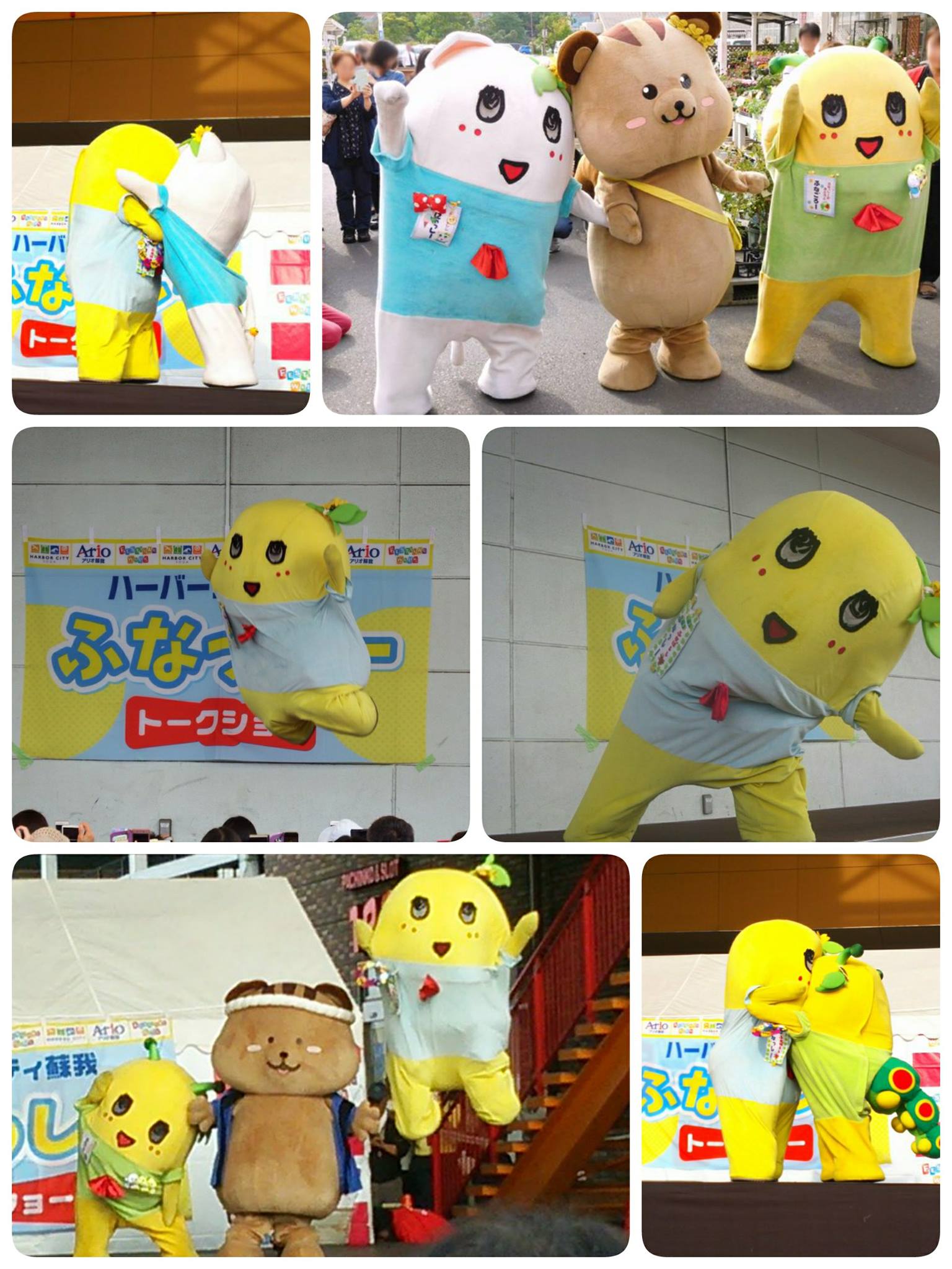 船梨精 funassyi - 10/8船梨精家族在千葉縣的HARBOR CITY SOGA購物中心的活動寫真梨！...