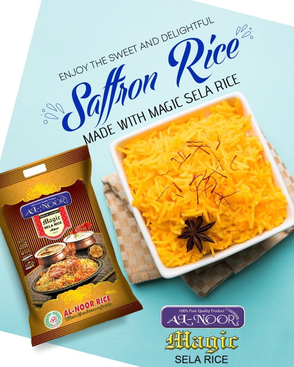 Al-Noor Rice Jewellers - Saffron Rice a sweet and delicious dish ...