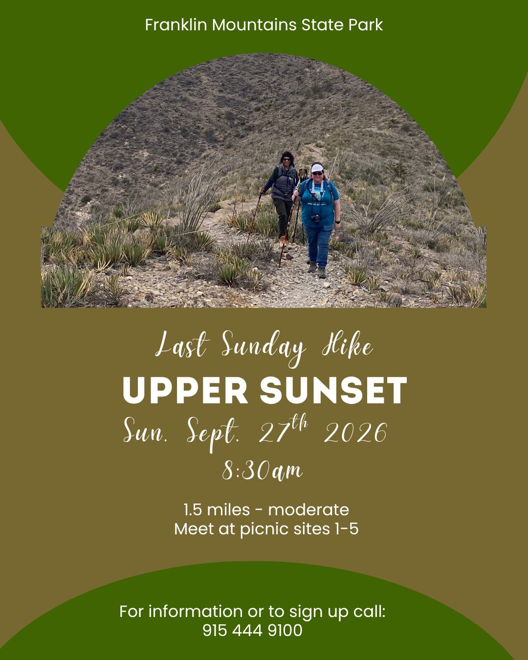 Last Sunday Hike - Upper Sunset