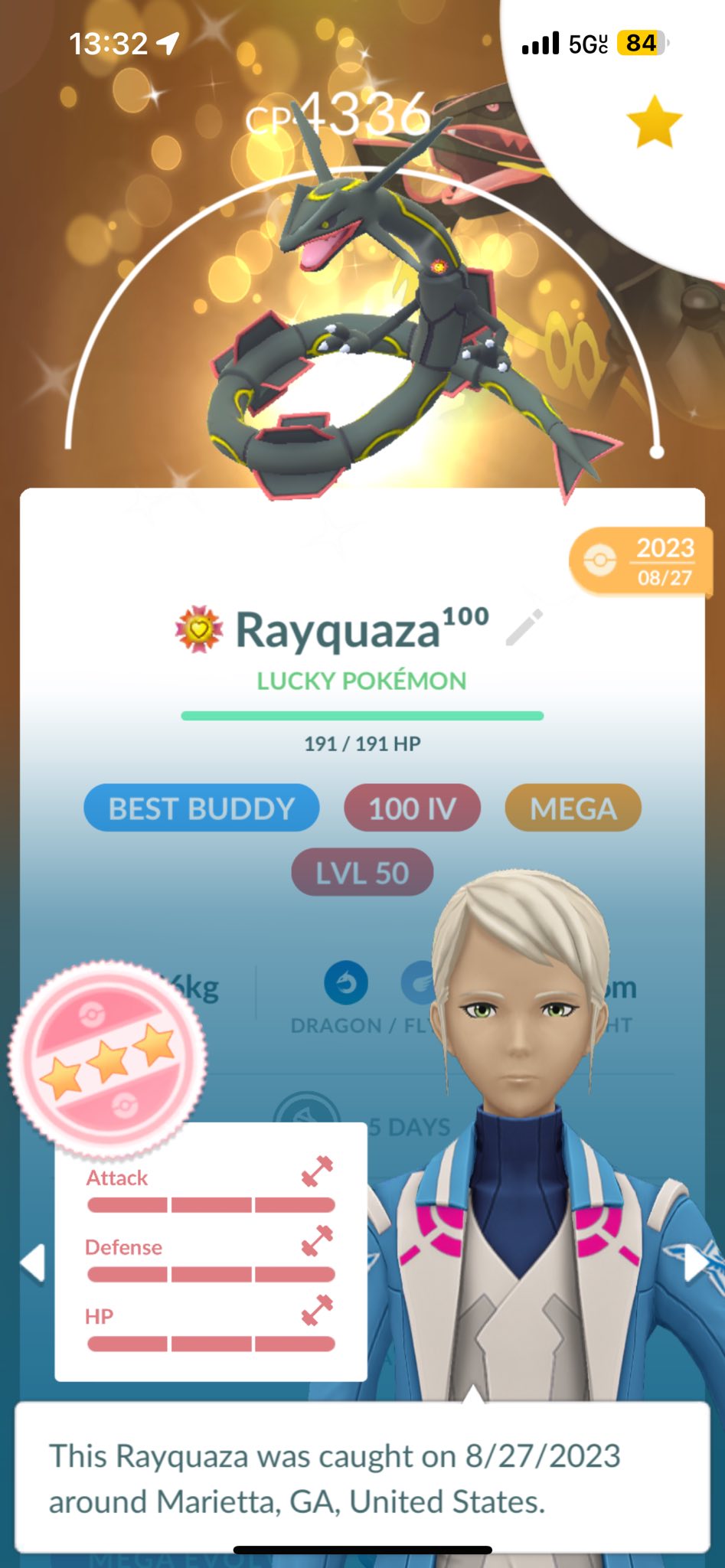 Caught Shundo Zamazenta in Pokémon Go