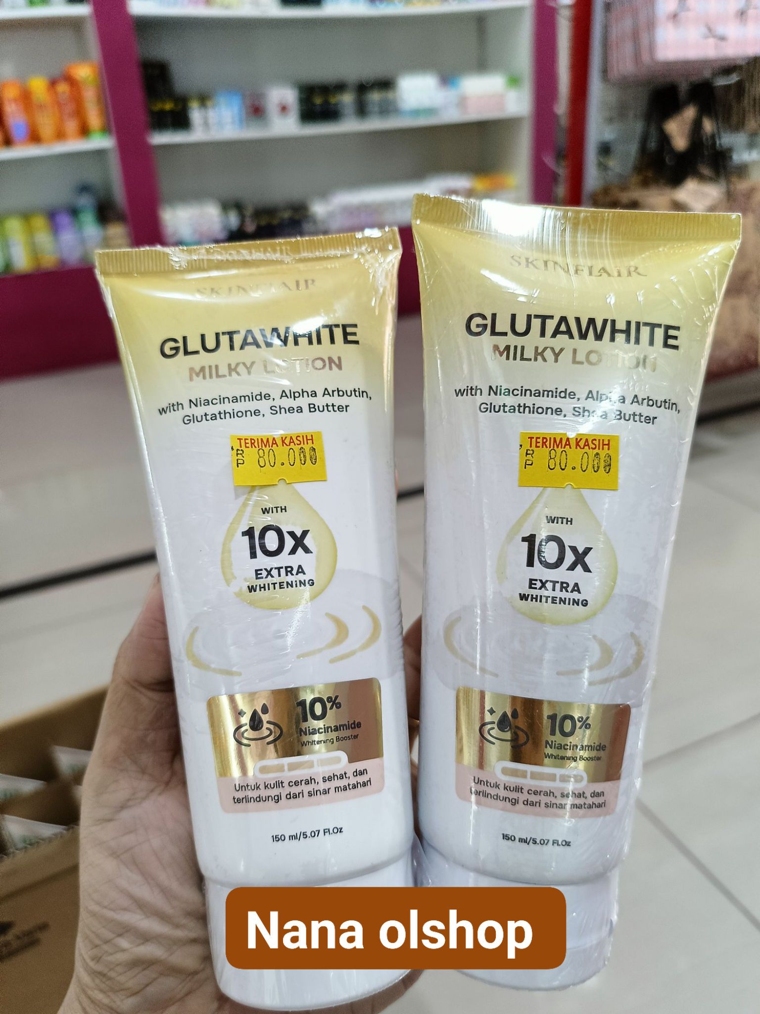 handbody glutathione Body Lotion| Deep Moisturization| Repairs & Softens Skin protects with plant ROUSHUN Whitening Hand Body Lotion