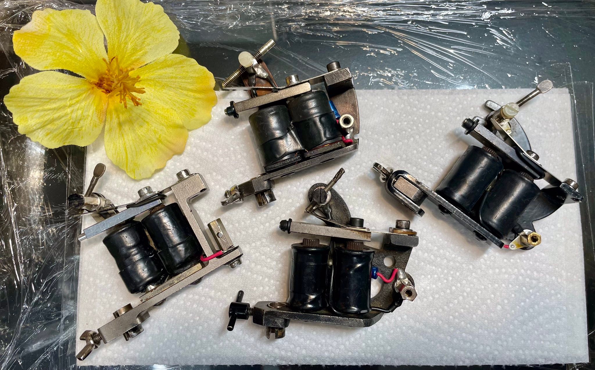 1982 Micky Sharpz hybrid tattoo machine for shading