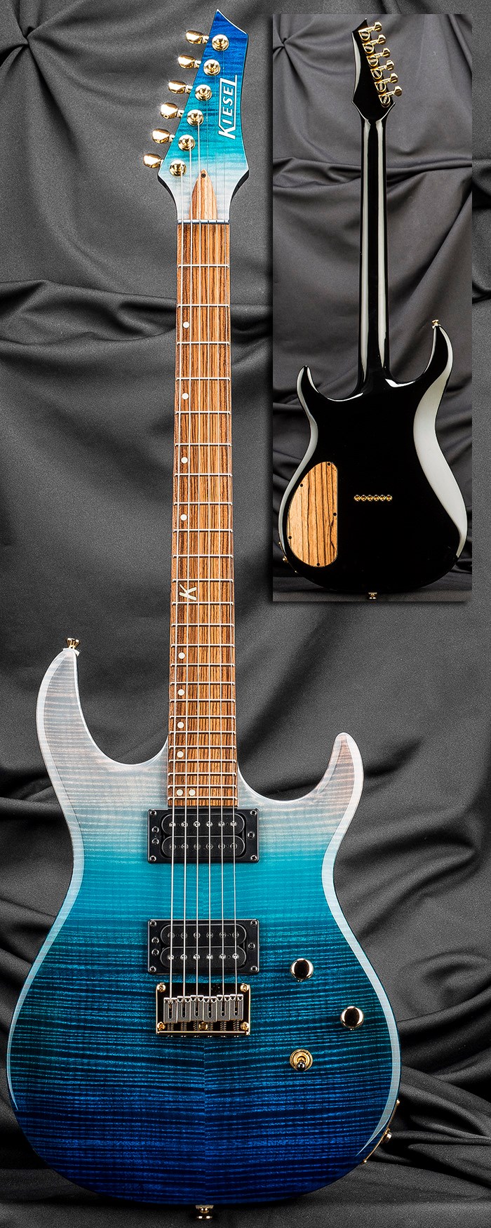 Kiesel - Check out this rad DC127 with a custom Blue Fade. This