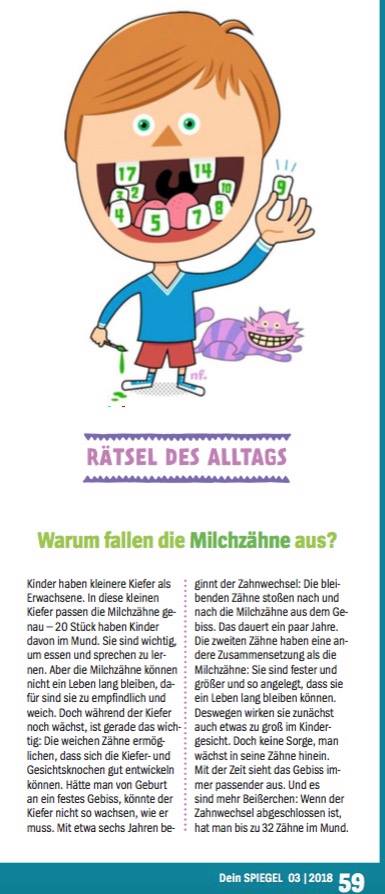 Dein Spiegel Wisst Ihr Warum Milchzahne Ausfallen In