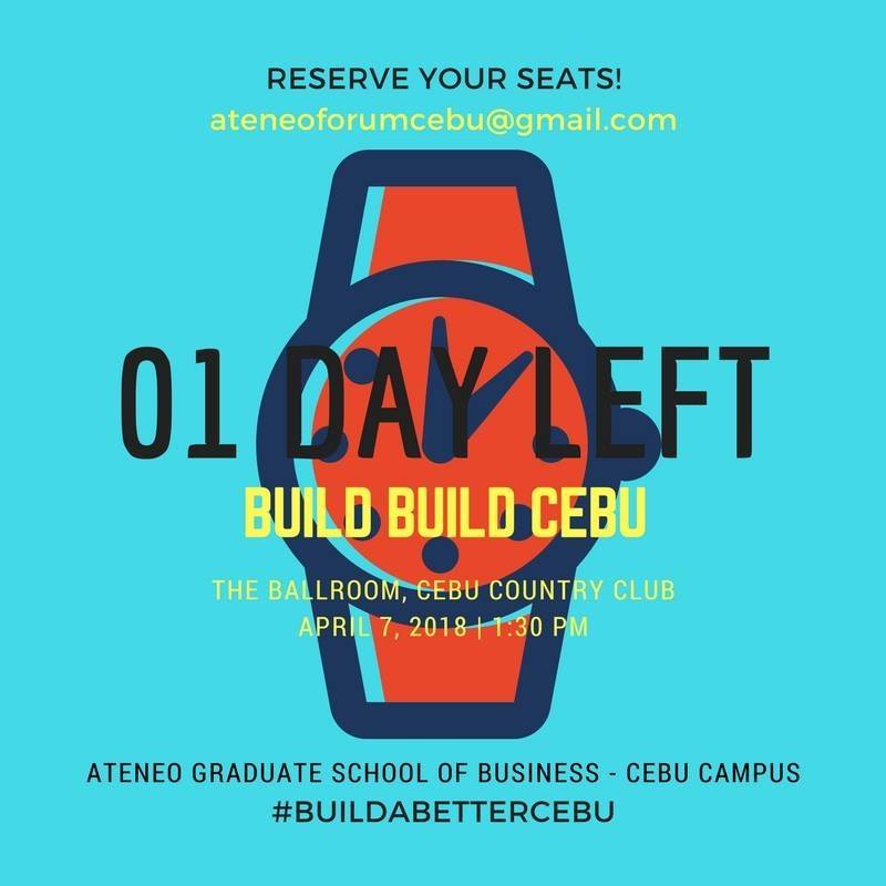 Build - #BuildABetterCEBU 1 MORE DAY UNTIL... BUILD BUILD CEBU: An AGSB ...