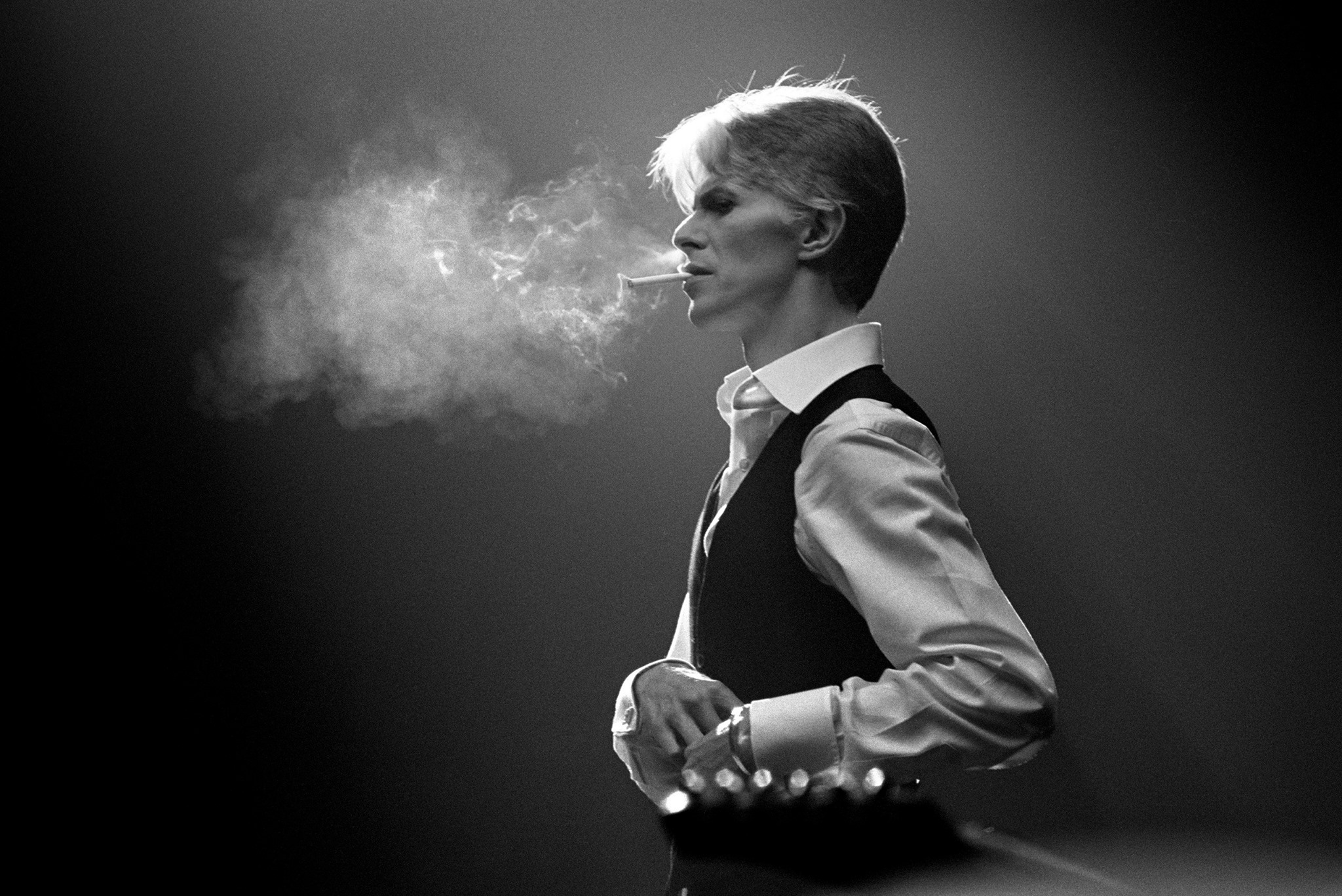 10 years ago today, David Bowie laughing in the face of death, during his  final photoshoot published on this day (his birthday) in 2016—just two days  before his passing. “I don't know