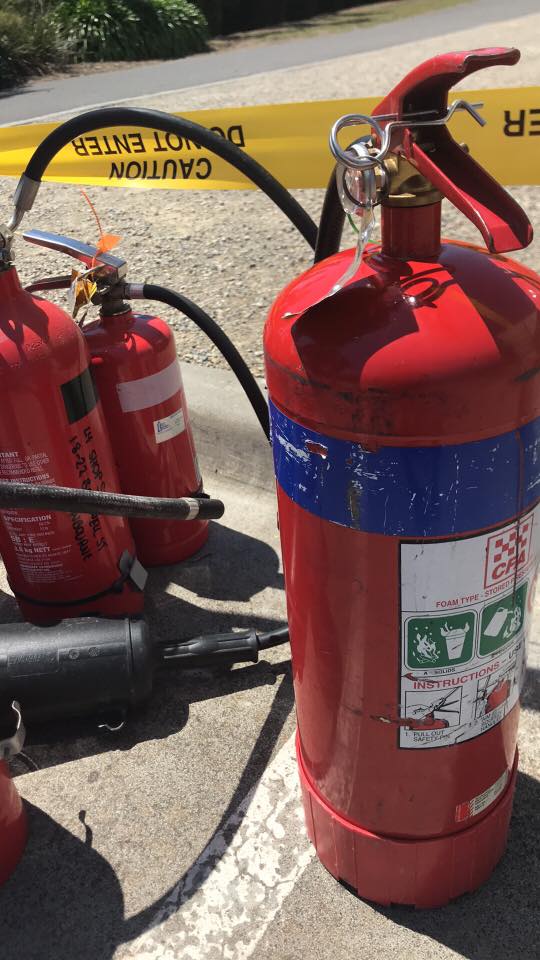 Our live fire demo is... - Chirnside Park Fire Brigade - CFA