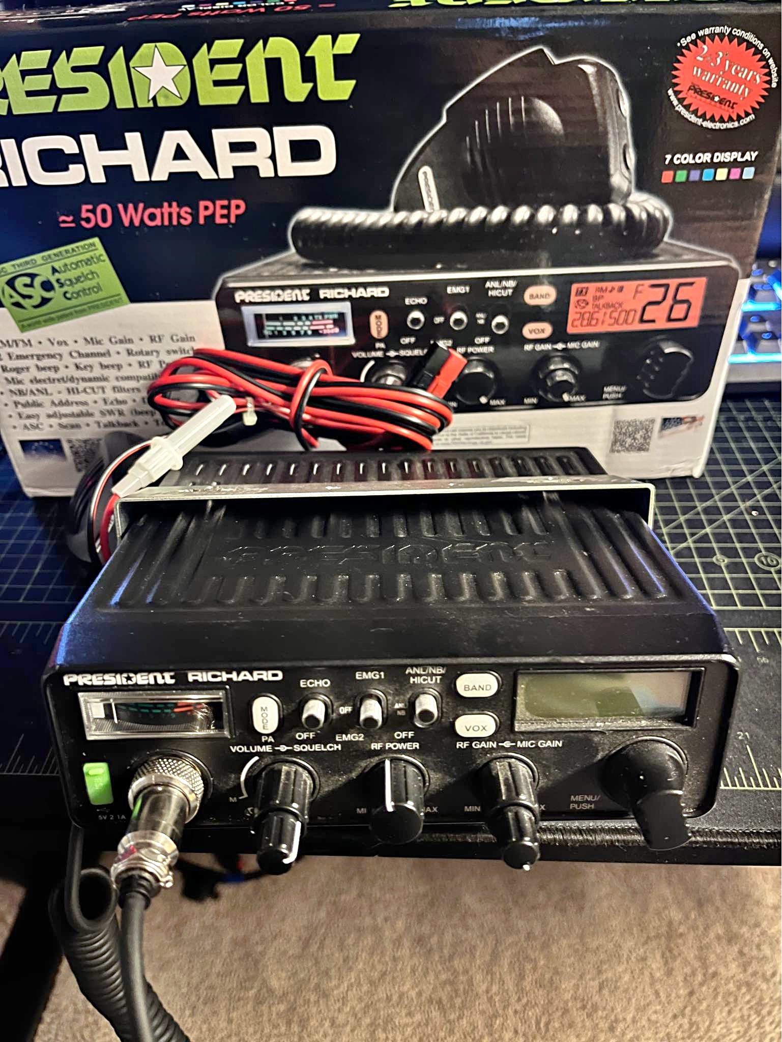 President Richard 10 meter/CB band radio - Pro Audio Equipment ...
