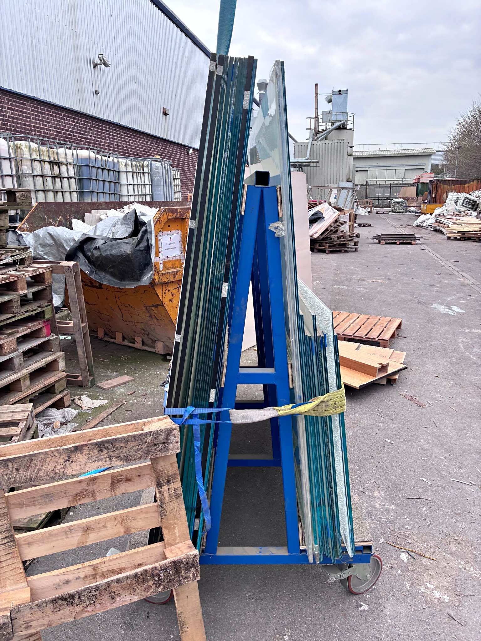 Surplus Double Glazed Glass Panels - 11 Large + 7 Smaller Units ...