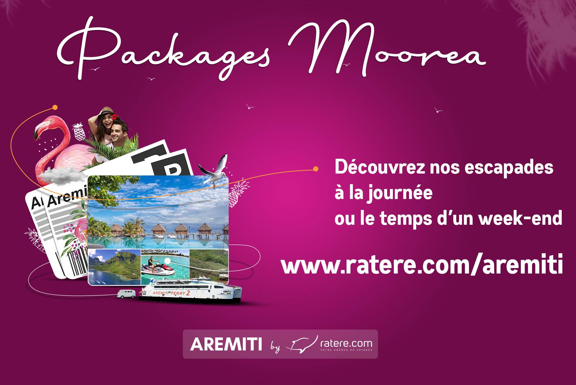 Ratere - Découvrez nos nouveaux packages à destination de... | Facebook