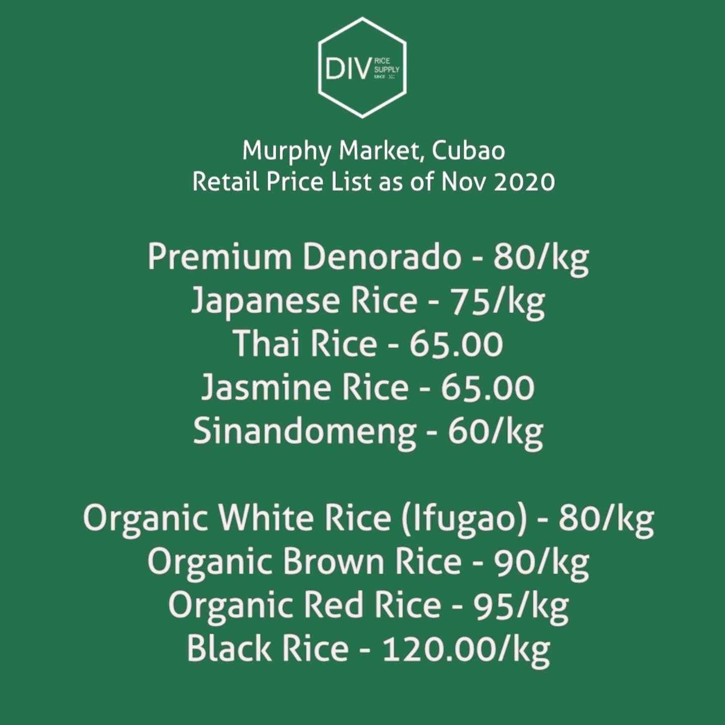 DIV Rice Supply