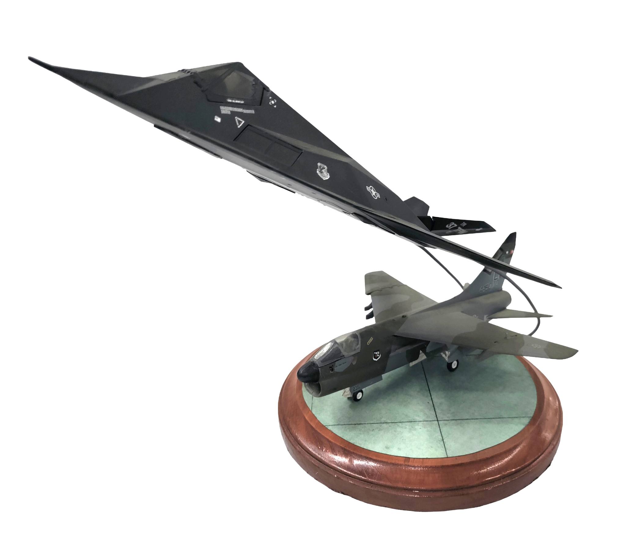 Scott served as bomb loader during the development of the F-117 in