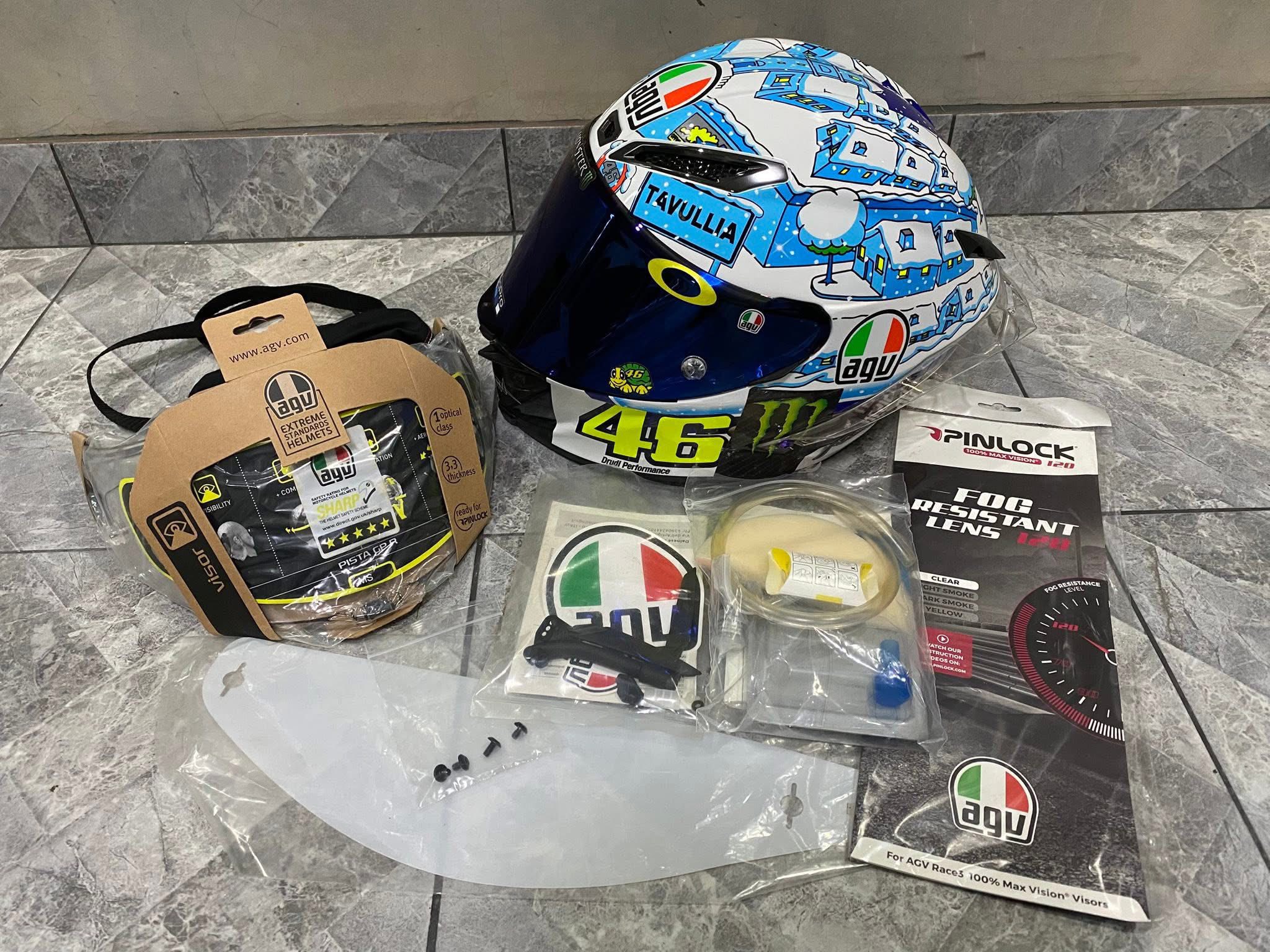 agv pista gp r rossi winter test 2017 K1 TOP XL Helmet Automotive Winter Test Casco Agv Navidad