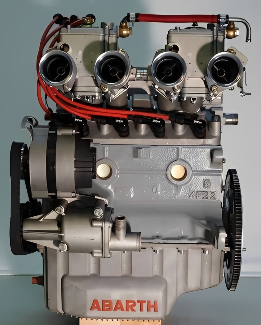 American - This Abarth 1000 TCR engine block is a high-performance four ...