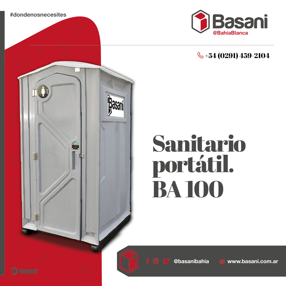 El sanitario portátil BA100 es un... - Basani Bahía Blanca
