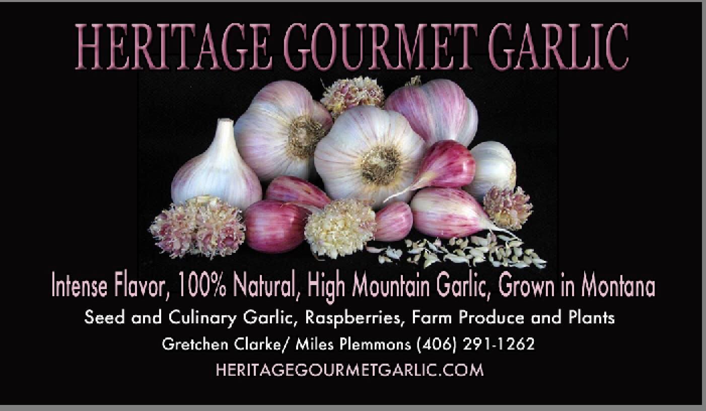 Heritage Gourmet Garlic | Eureka MT