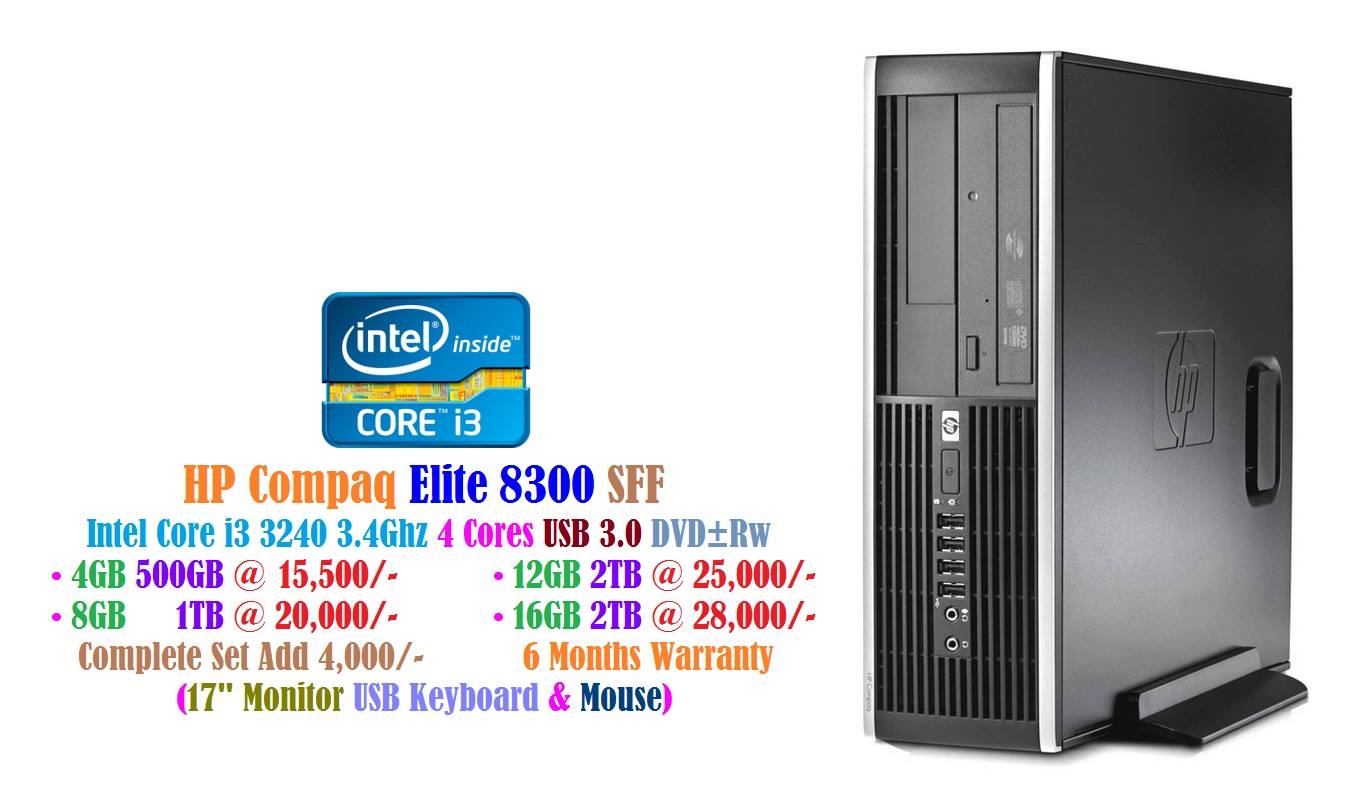 Best - EX-Japan Computers HP Compaq Elite 8300 SFF - USB 3.0 Core 