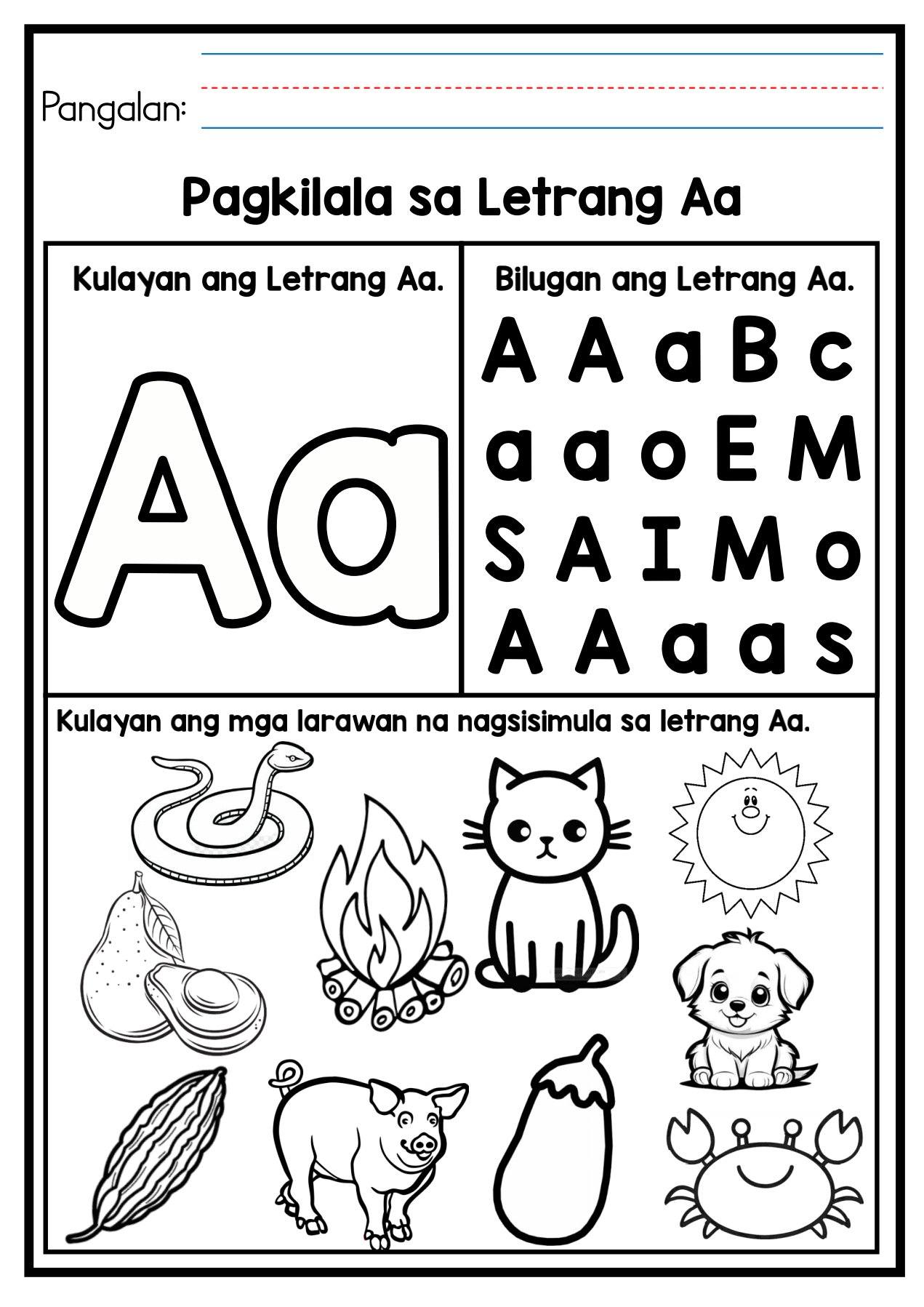 Cher Cathy - Pagkilala sa mga Letra 🥰 #kindergarten... | Facebook