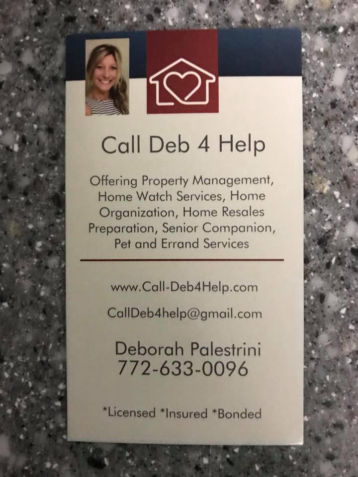Call Deb 4 Help | Vero Beach FL