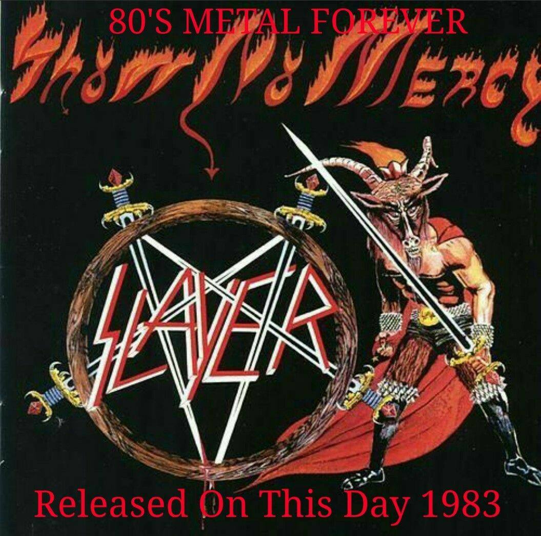 Slayer show no mercy tour 1983 レア On this day in 1983, Slayer released the album “Show No Mercy”!!