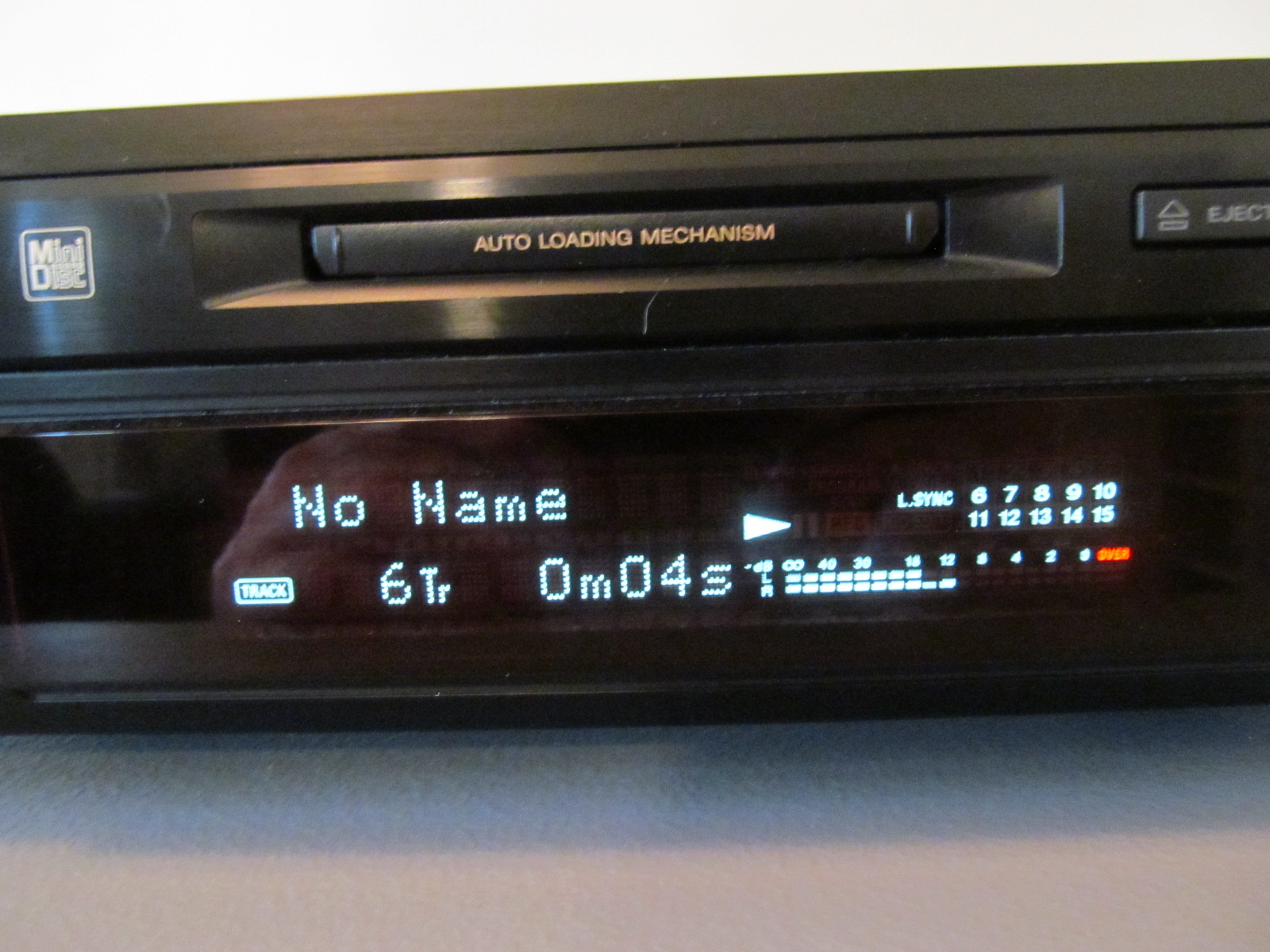 Tascam MD-02B minidisc deck