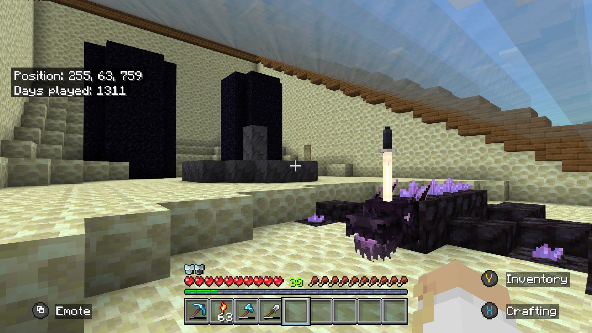 Minecraft builds and buildings | My mini recreation of The End in my ...